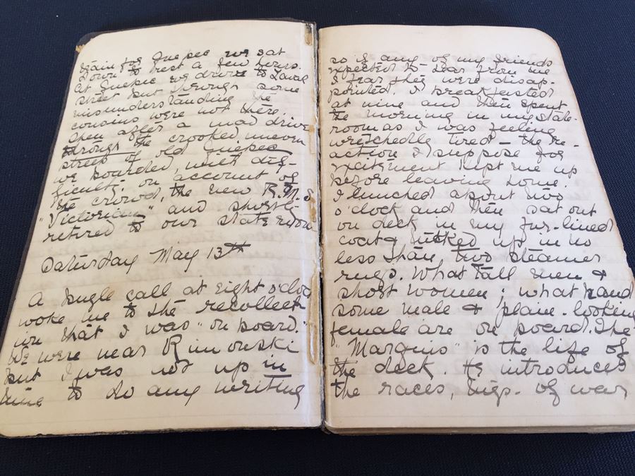 Journal About Trips Abroad Starting In 1905 [Photo 5]