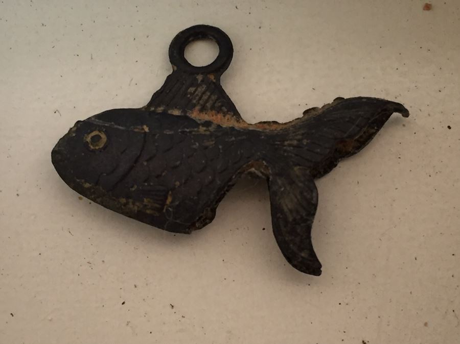 Miniature Metal Figurines Made In Japan Motorcycle With Sidecar, Steamship, Rocking Horse, Fish [Photo 5]