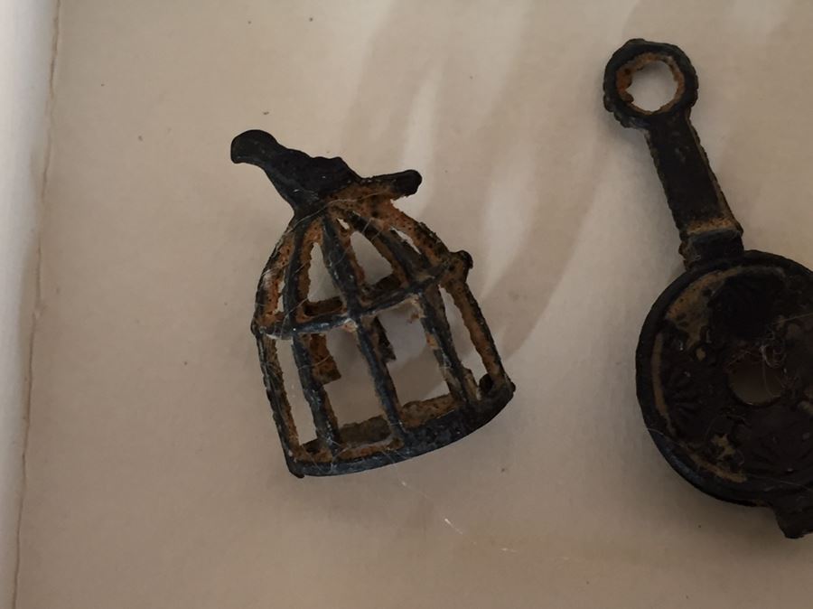 Miniature Metal Figurines Made In Japan Motorcycle With Sidecar, Steamship, Rocking Horse, Fish [Photo 6]