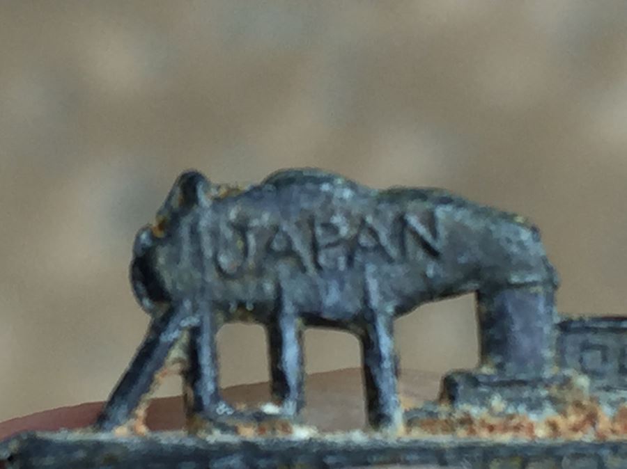 Miniature Metal Figurines Made In Japan Motorcycle With Sidecar, Steamship, Rocking Horse, Fish [Photo 3]