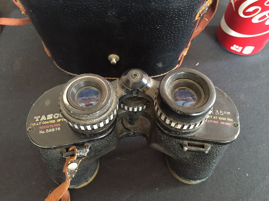 Vintage TASCO Bionoculars Registered No. 58976 7 X 35MM Japan Great Optics With Case [Photo 8]