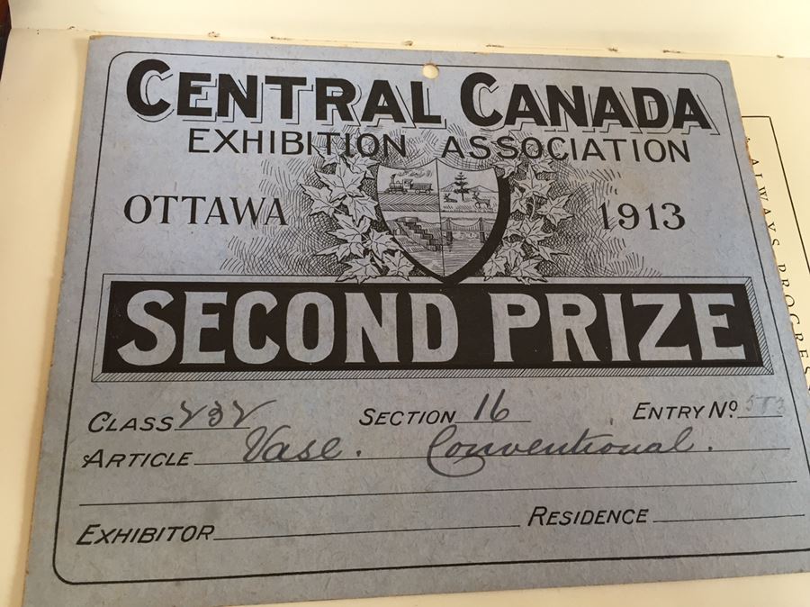 Unique Scrapbook Showing Many First Prize Awards From The Central Canada Exhibition In 1911 And Several Invitations From The Duke And Duchess Of Connaught Plus Sybil Grey Signature [Photo 22]