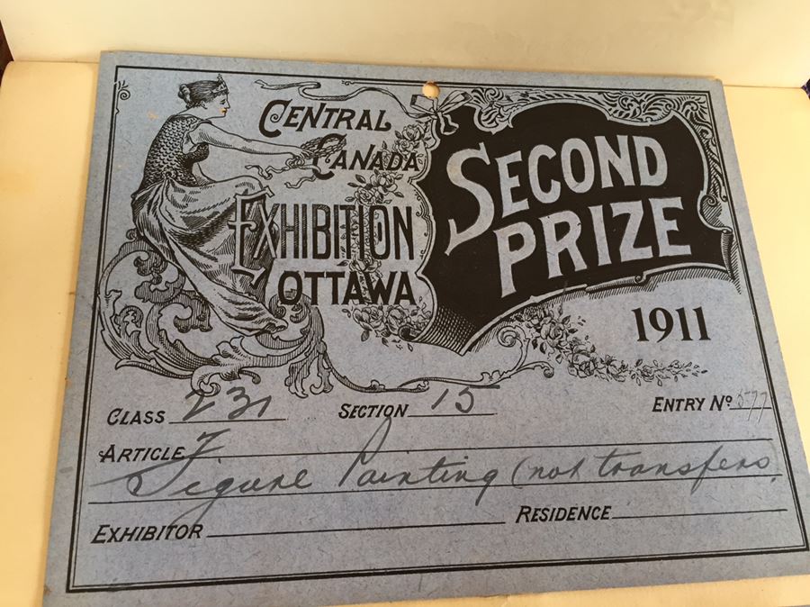Unique Scrapbook Showing Many First Prize Awards From The Central Canada Exhibition In 1911 And Several Invitations From The Duke And Duchess Of Connaught Plus Sybil Grey Signature [Photo 23]