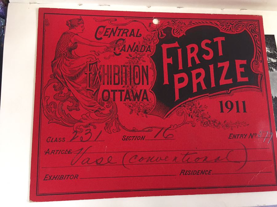 Unique Scrapbook Showing Many First Prize Awards From The Central Canada Exhibition In 1911 And Several Invitations From The Duke And Duchess Of Connaught Plus Sybil Grey Signature [Photo 21]