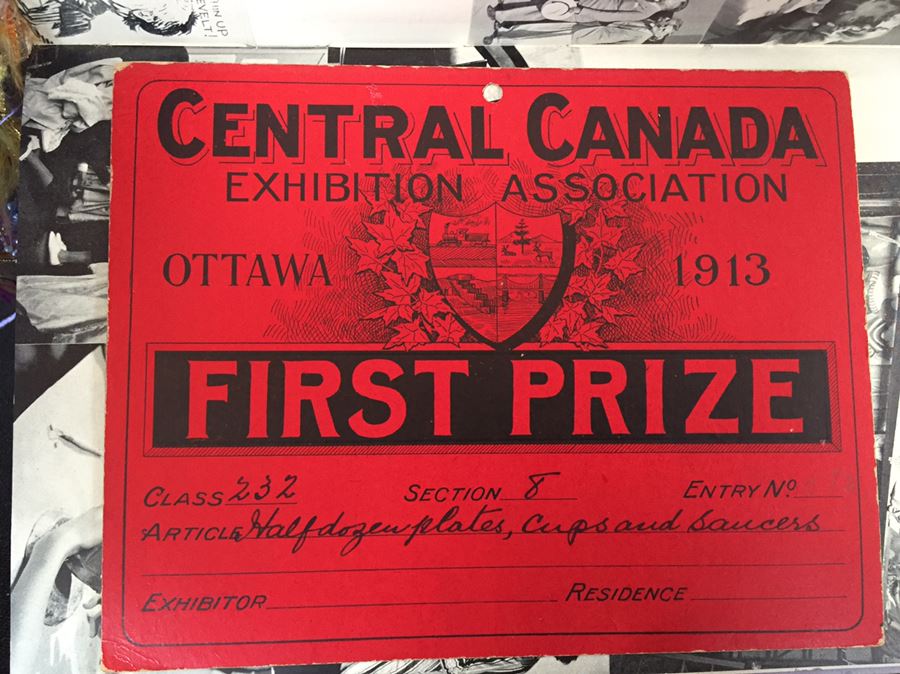 Unique Scrapbook Showing Many First Prize Awards From The Central Canada Exhibition In 1911 And Several Invitations From The Duke And Duchess Of Connaught Plus Sybil Grey Signature [Photo 16]