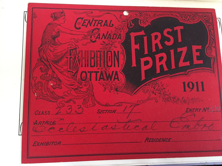 Unique Scrapbook Showing Many First Prize Awards From The Central Canada Exhibition In 1911 And Several Invitations From The Duke And Duchess Of Connaught Plus Sybil Grey Signature [Photo 19]
