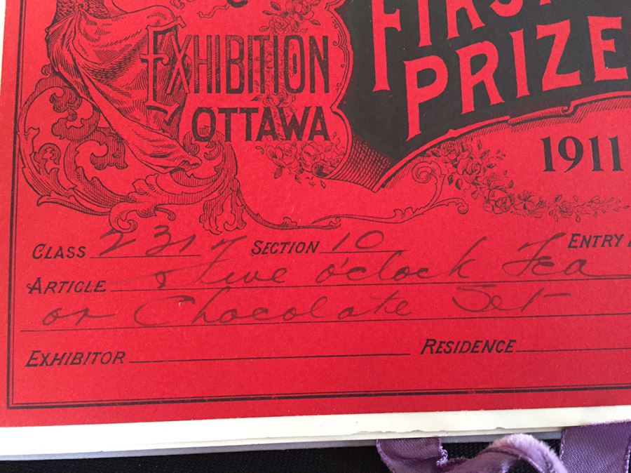 Unique Scrapbook Showing Many First Prize Awards From The Central Canada Exhibition In 1911 And Several Invitations From The Duke And Duchess Of Connaught Plus Sybil Grey Signature [Photo 18]