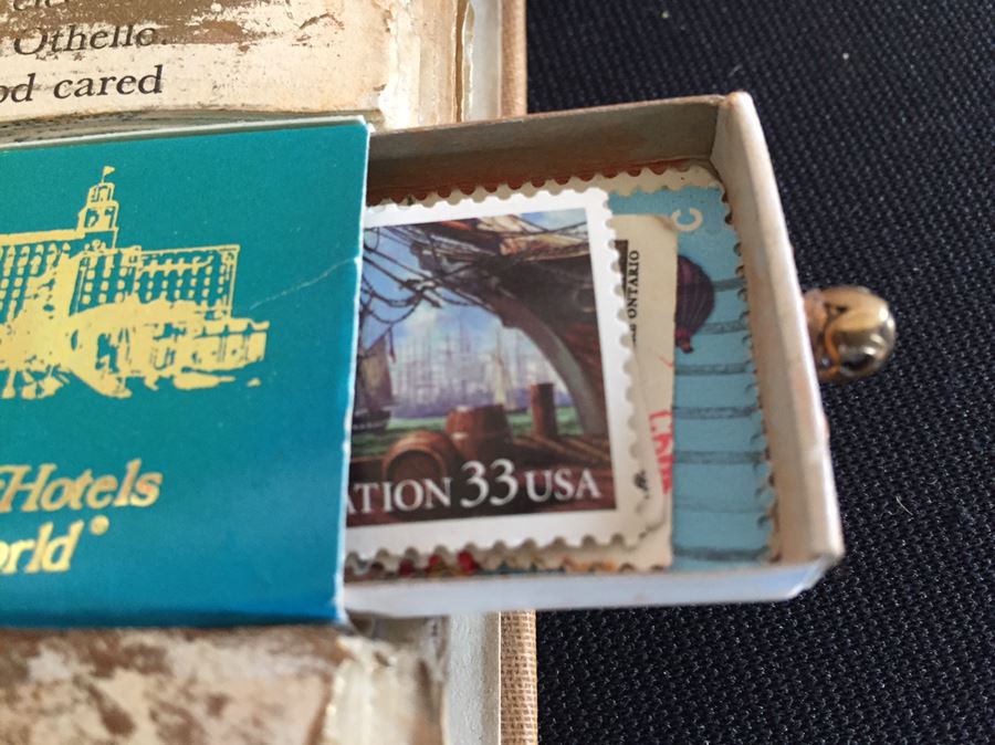 Scrapbook With Various Stamps And Original Watercolor Paintings [Photo 4]