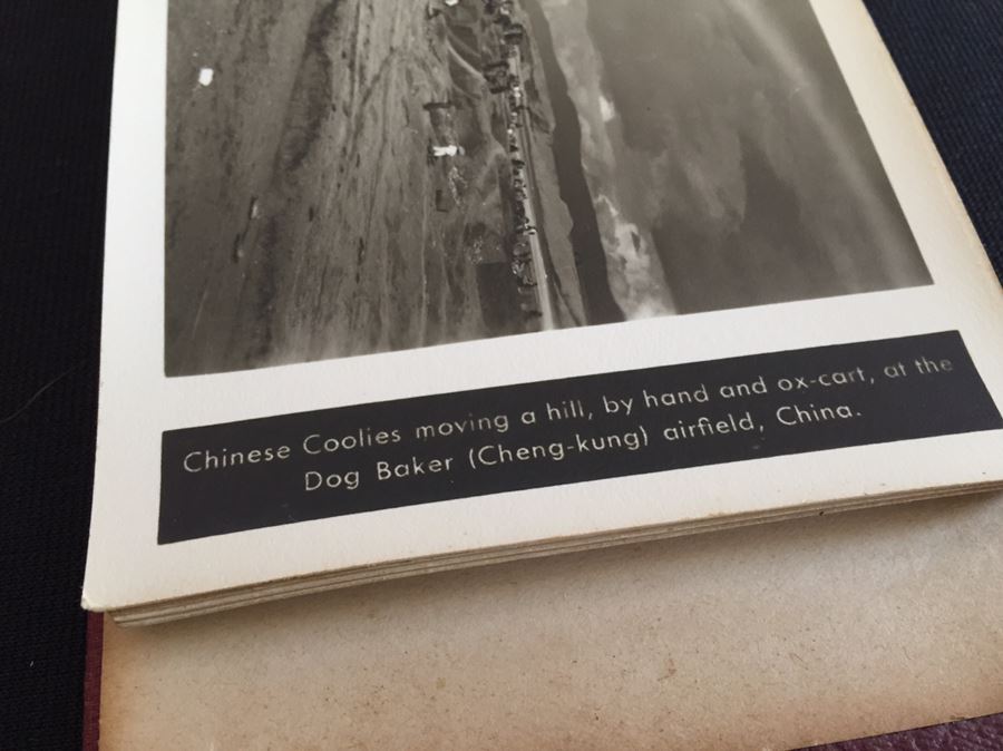 Vintage Photography Album Showing Military Images Of The Hump India China C-46 Cargo Planes [Photo 17]