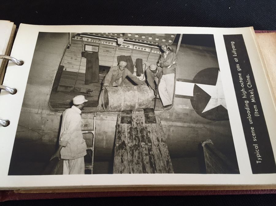 Vintage Photography Album Showing Military Images Of The Hump India China C-46 Cargo Planes [Photo 3]