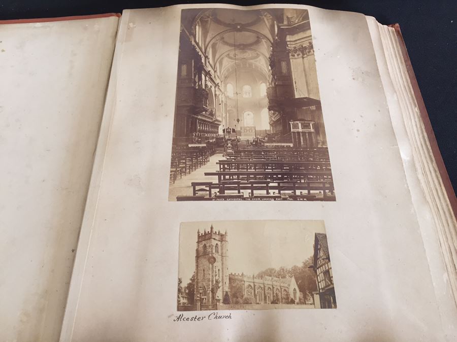 Vintage Scrapbook Showing Various Historical Catholic Churches, Scenic Photos And People [Photo 5]