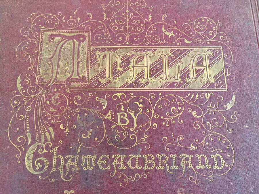 Impressive Large Book Atala by Chateaubriand Gustave DORE Plates Native American Indians FOLIO [Photo 4]