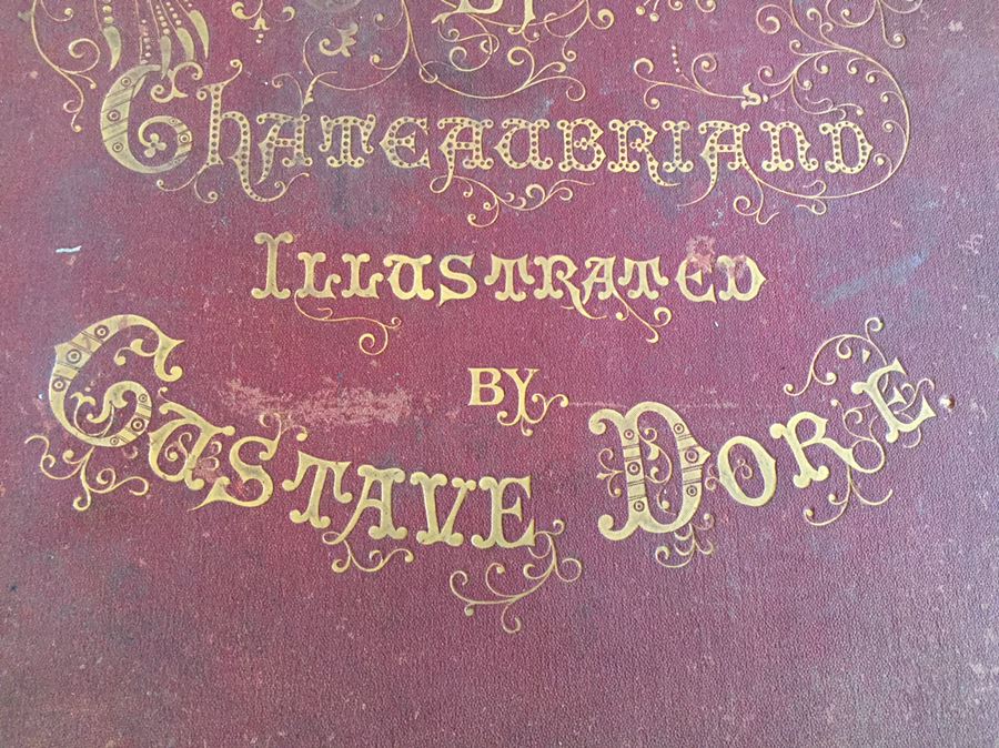 Impressive Large Book Atala by Chateaubriand Gustave DORE Plates Native American Indians FOLIO [Photo 5]