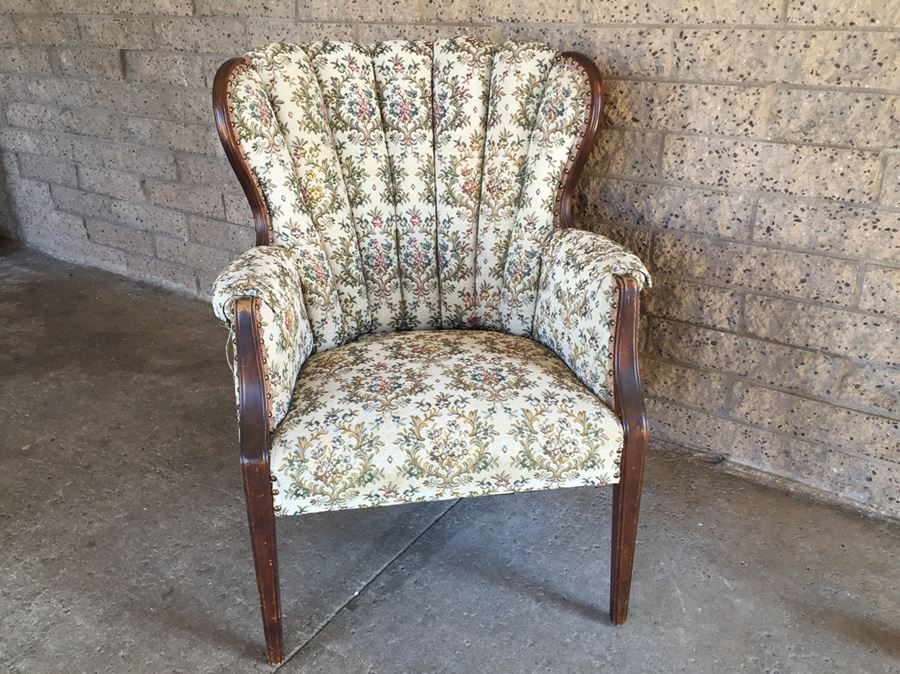 Upholstered Wingback Chair [Photo 6]