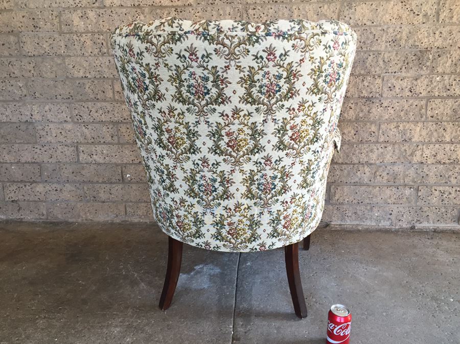 Upholstered Wingback Chair [Photo 3]