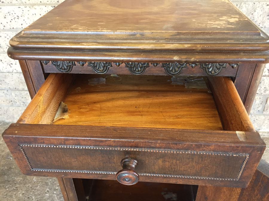 Vintage Distressed Nightstand [Photo 8]