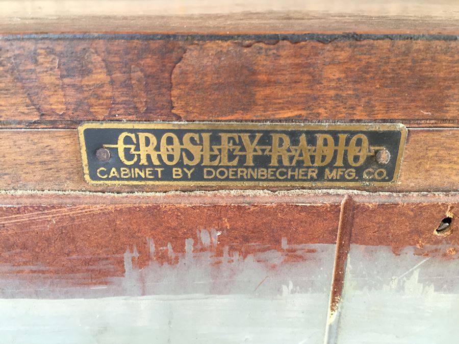 Vintage Crosley Radio Cabinet By Doernbecher Mfg. Co. [Photo 3]