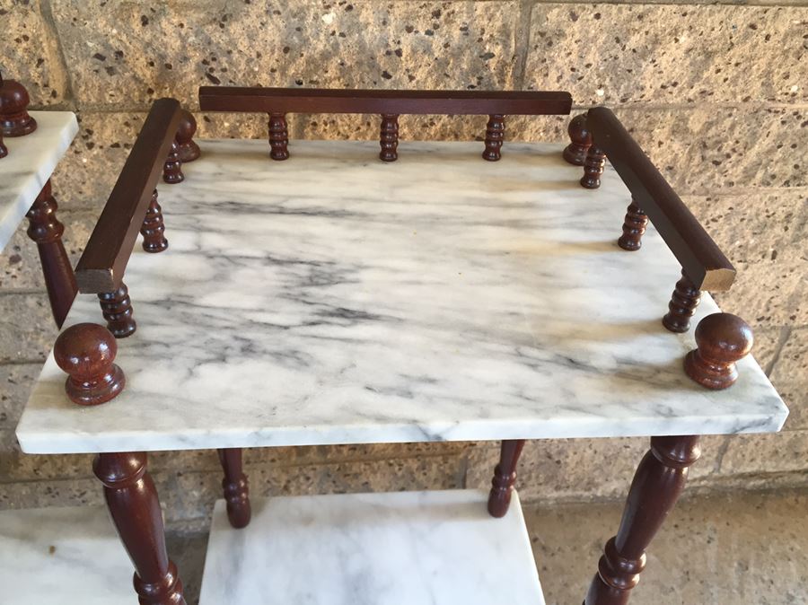 Pair Of Marble Tables [Photo 3]