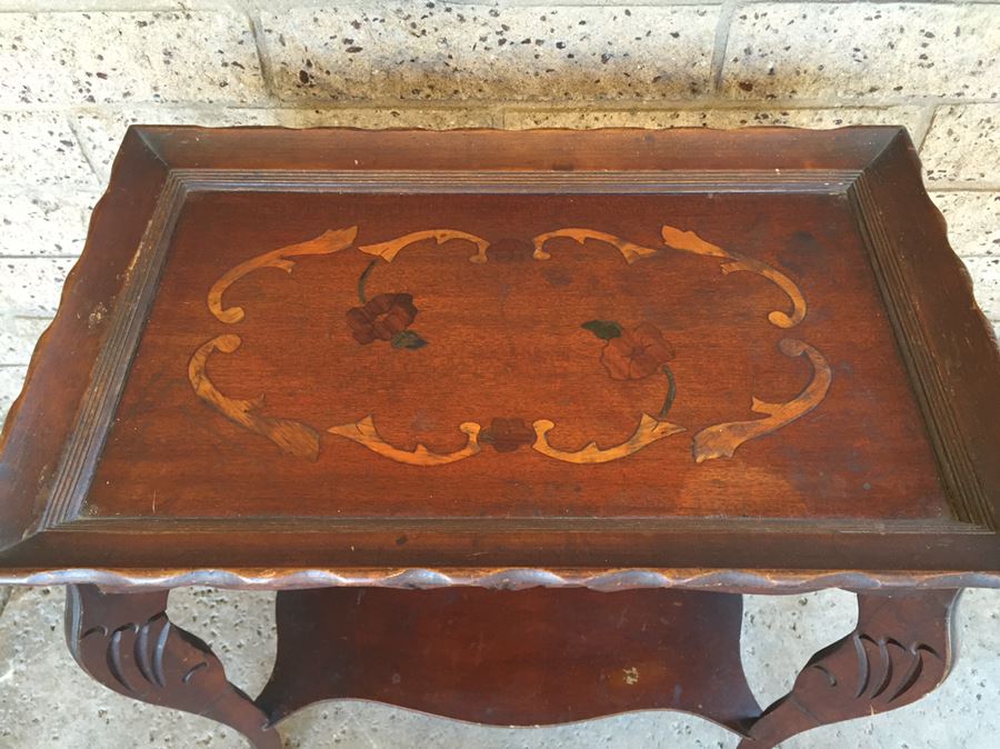 Vintage Table With Beautiful Inlay Work [Photo 3]