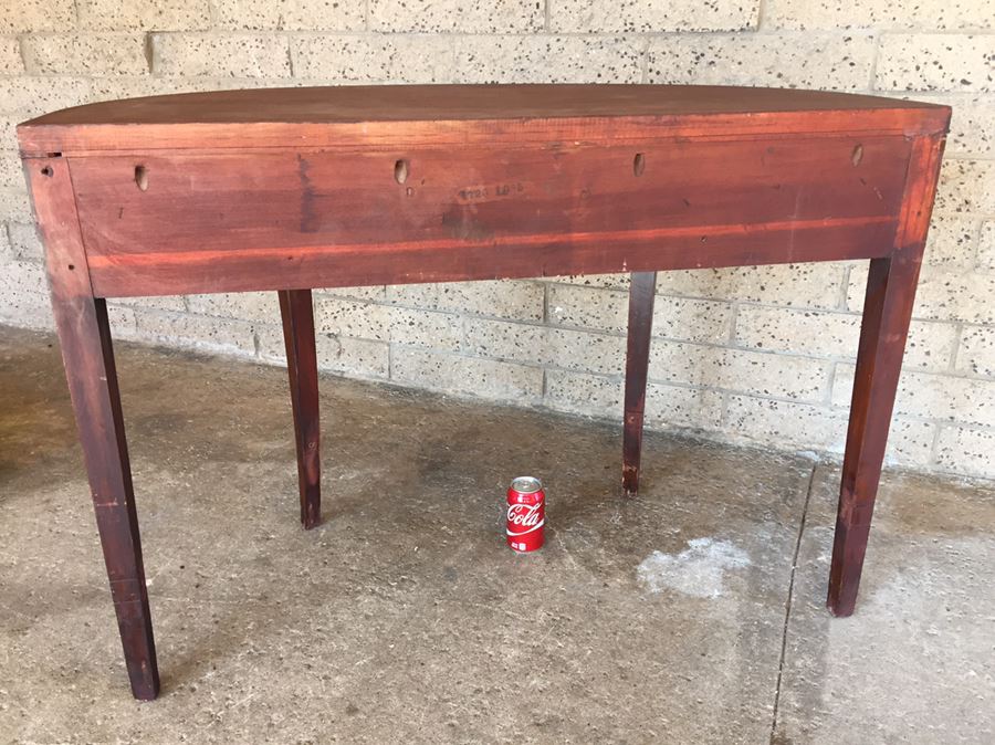 Vintage Demilune Table By White Furniture Co [Photo 2]