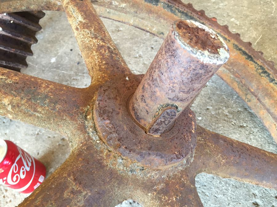Massive Industrial Wrought Iron Working Gears [Photo 4]