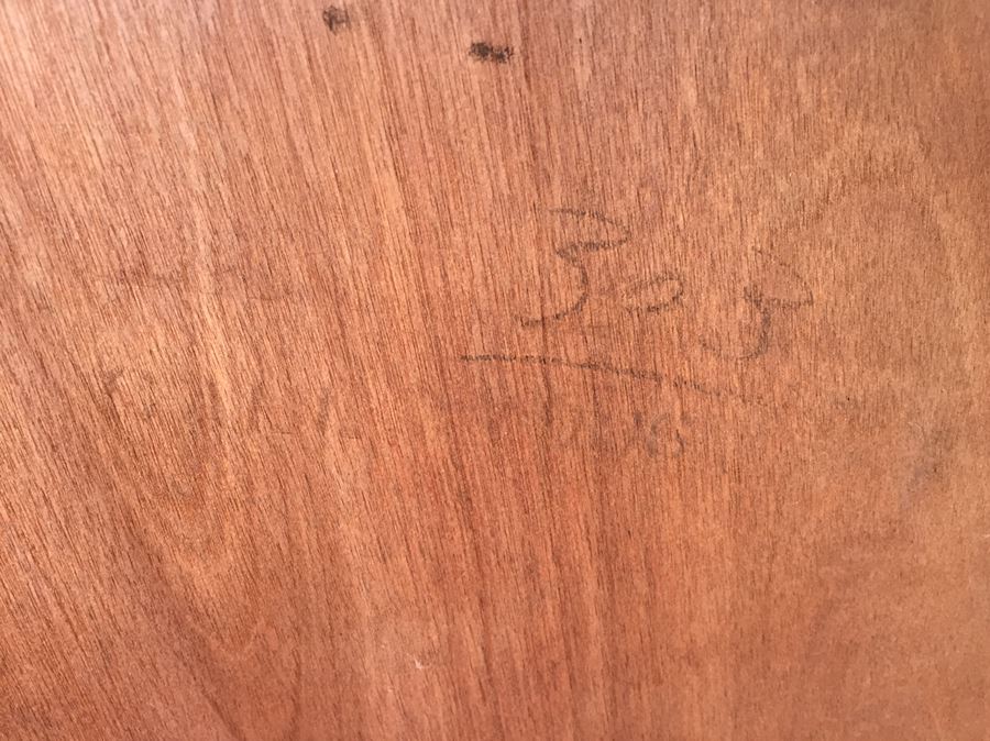 Vintage Wooden Adjustable Bow Front Bookshelf 5 Shelves Excellent Condition [Photo 9]