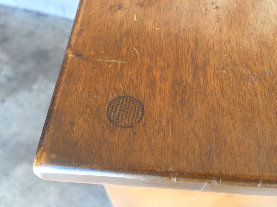 Vintage Maple Five Drawer Chest Of Drawers With Pull-Out Desk [Photo 5]