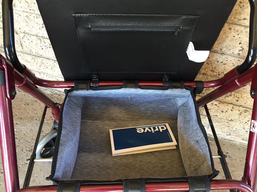 Like New Drive Medical 4 Wheel Rollator With Storage [Photo 3]