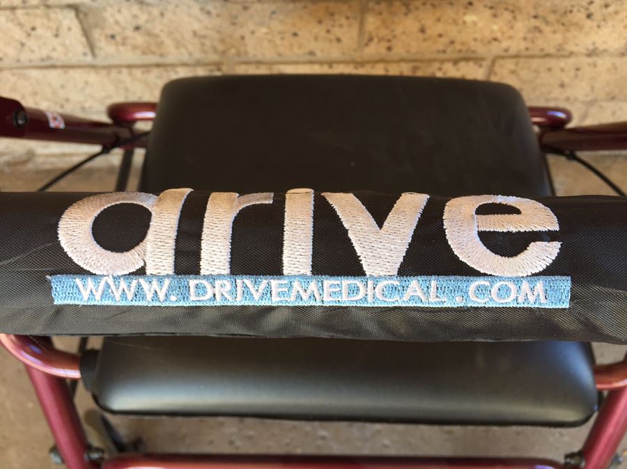 Like New Drive Medical 4 Wheel Rollator With Storage [Photo 4]