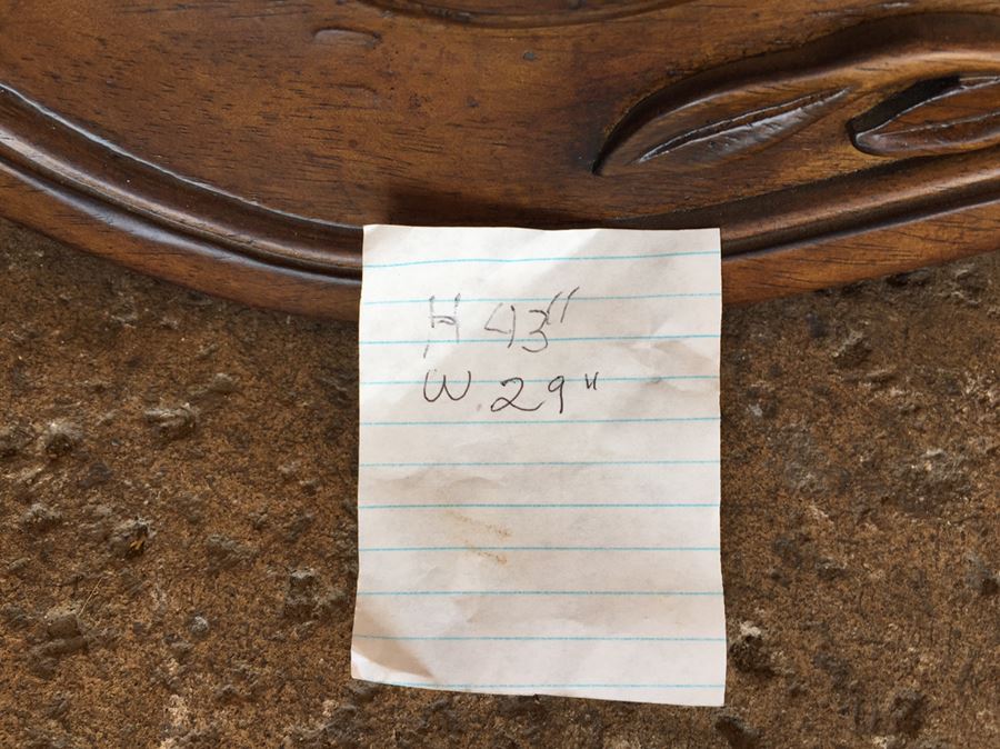 Pair Of Beveled Glass Wooden Mirrors [Photo 4]