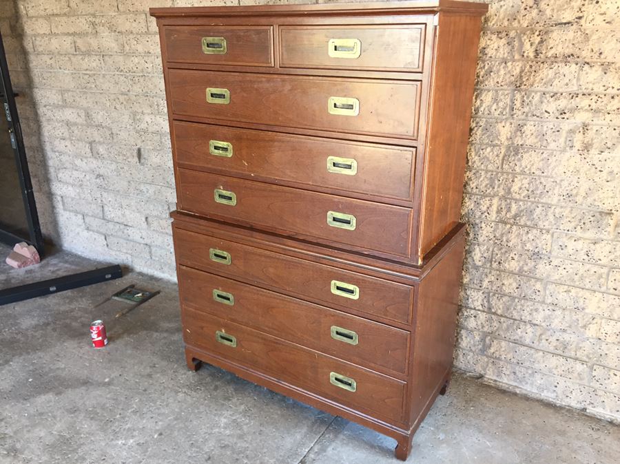 Chinoiserie Hollywood Regency Stacking Chest Of Drawers [Photo 4]