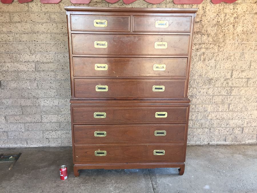 Chinoiserie Hollywood Regency Stacking Chest Of Drawers [Photo 6]
