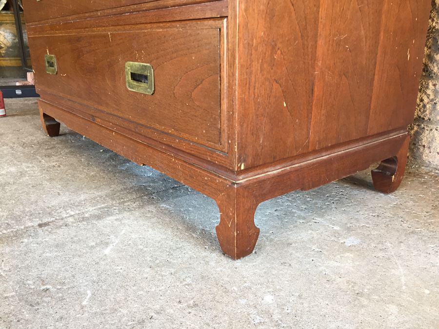 Chinoiserie Hollywood Regency Stacking Chest Of Drawers [Photo 3]