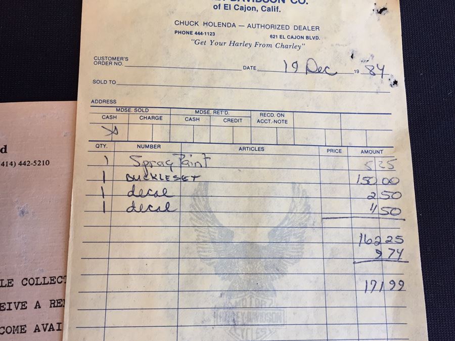 Limited Edition Harley-Davidson Motor Cycles Belt Buckles From Brookfield Collectors Guild Displayed In Nice Shadow Box [Photo 21]