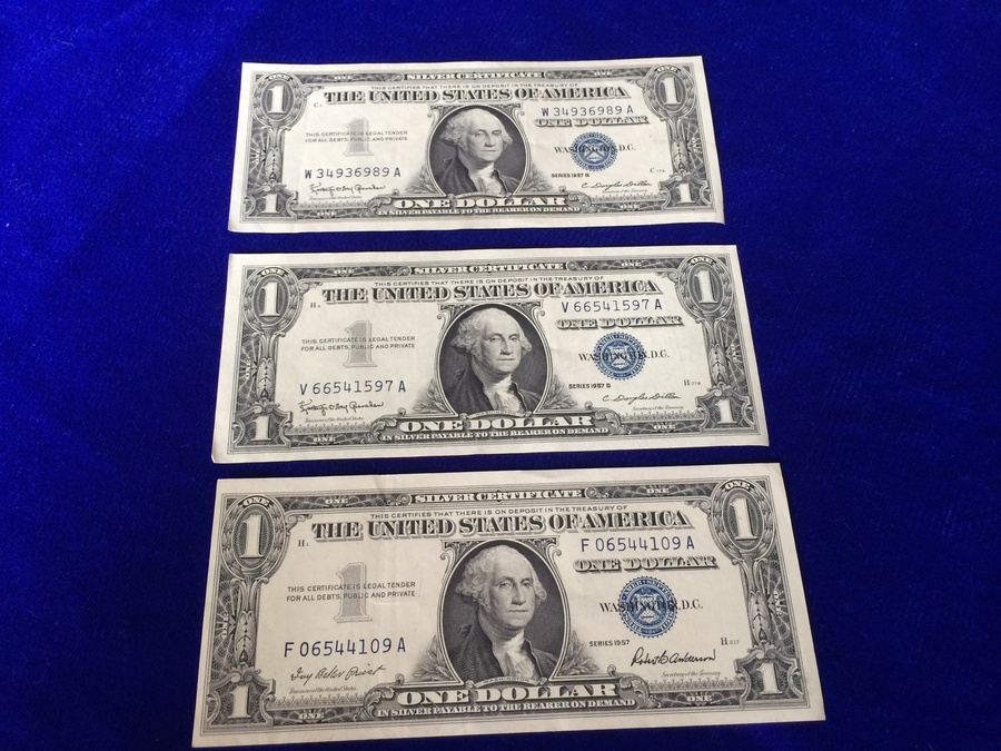 1957 B Silver Certificates