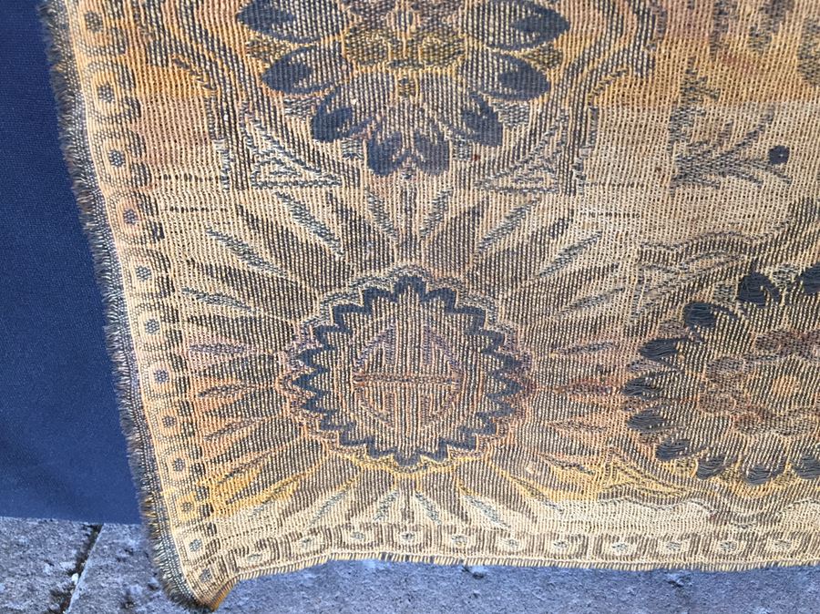 Old Tapestry With Gold And Black Tones [Photo 3]