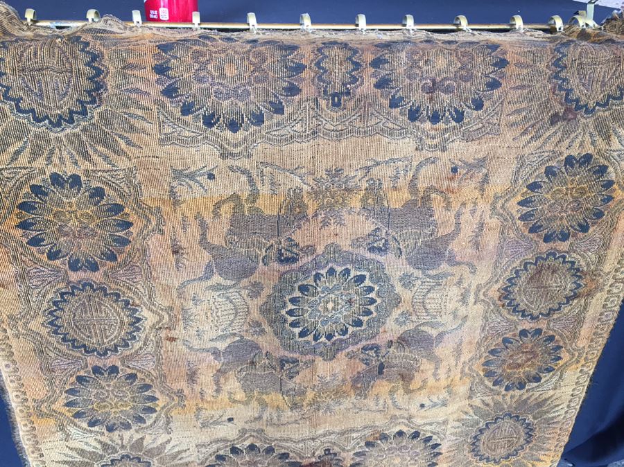 Old Tapestry With Gold And Black Tones [Photo 4]