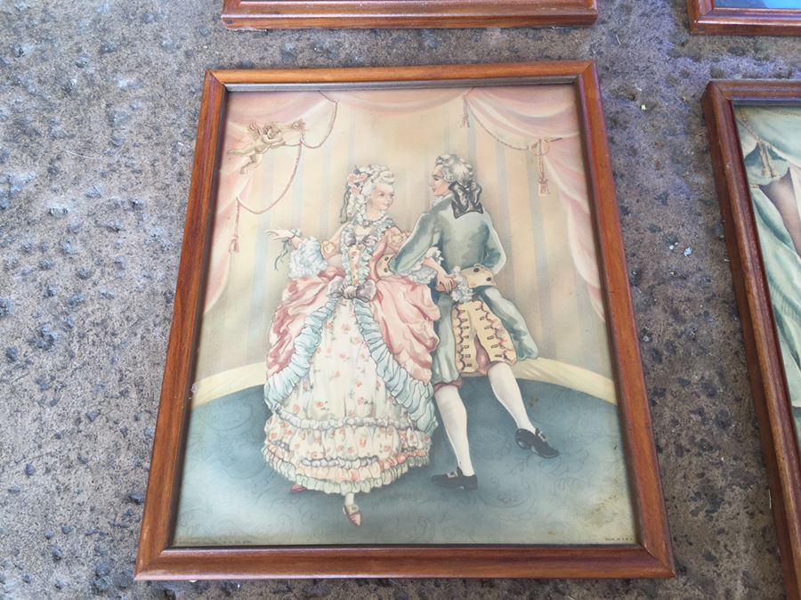 (5) Vintage Framed Prints [Photo 2]