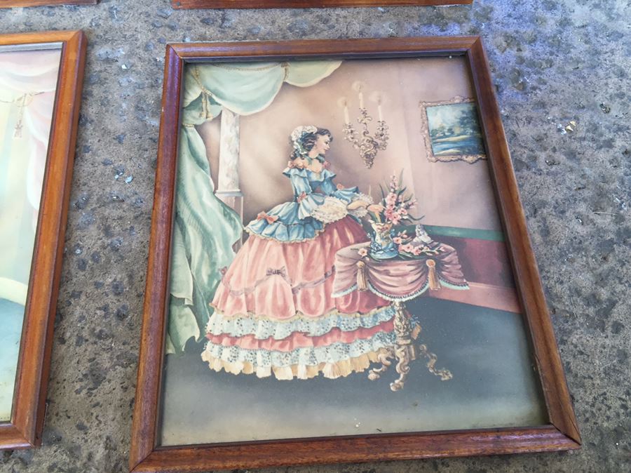 (5) Vintage Framed Prints [Photo 6]