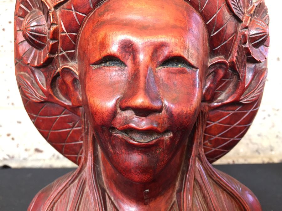 Nicely Carved Wooden Male Bust [Photo 6]