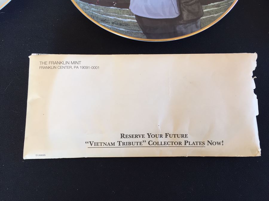 (6) Collection Of Franklin Mint Limited Edition Plates Friends Of The Vietnam Veterans Memorial By Dave Troutman [Photo 11]