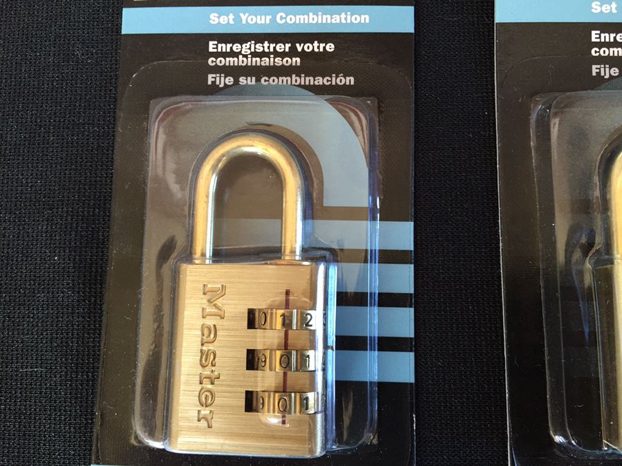 (8) New Master Locks Combination Lock [Photo 2]