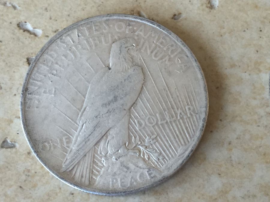 1922 Peace Dollar, 1900 Morgan Silver Dollar And 1989 Standing Liberty Silver Dollar $49 Silver Melt Value [Photo 8]
