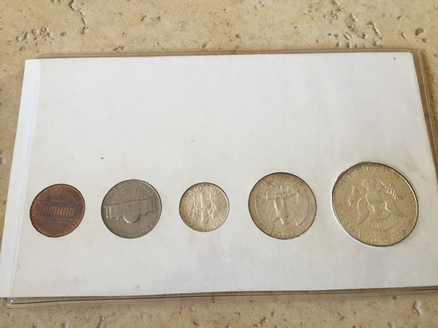 $10.00 Face Value 1964 or earlier 90% silver from an