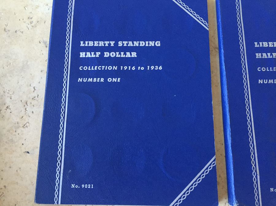 41 Liberty Standing Half Dollar Coins With Books Melt Value $293 [Photo 4]