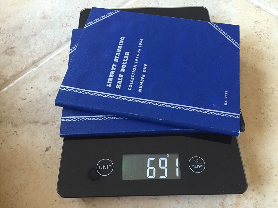 41 Liberty Standing Half Dollar Coins With Books Melt Value $293 [Photo 12]