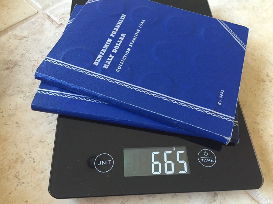 36 Benjamin Franklin Half Dollars And 3 1964 Kennedy Half Dollars $279 Melt Value With Coin Books [Photo 7]