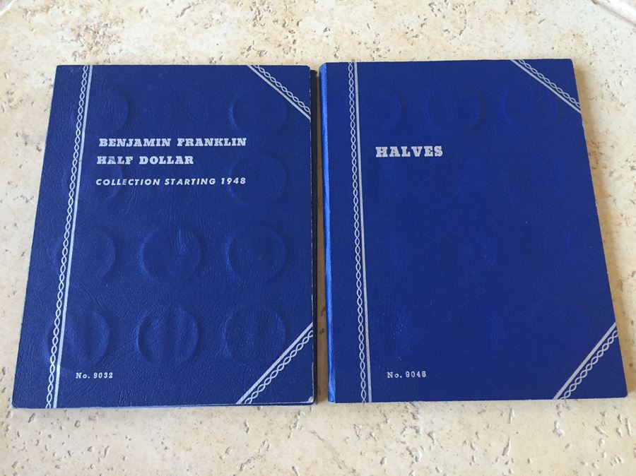 36 Benjamin Franklin Half Dollars And 3 1964 Kennedy Half Dollars $279 Melt Value With Coin Books