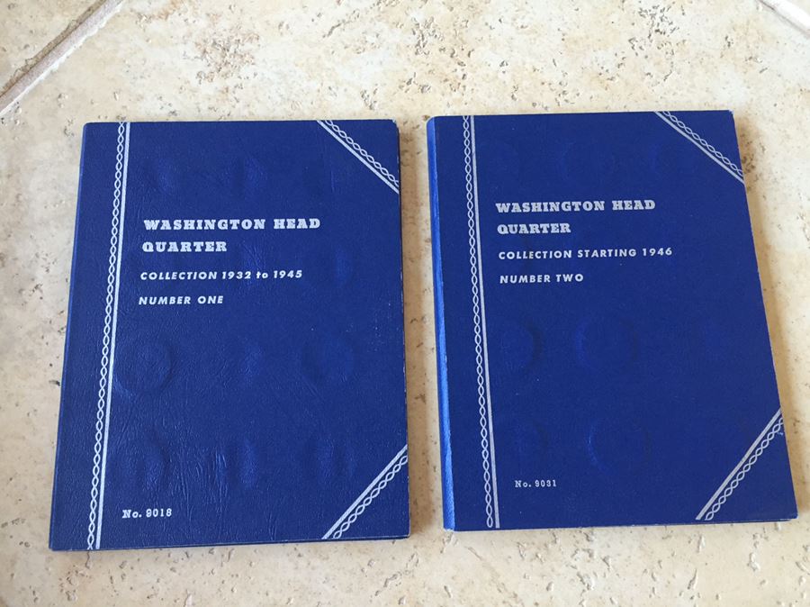 56 Washington Head Quarters Silver $200 Melt Value With Coin Books [Photo 1]
