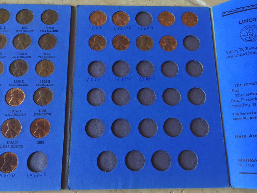 Huge Collection Of Lincoln Head Cents Pennies Steel Pennies Wheat Pennies With Coin Books And Change Purse [Photo 19]